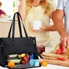 Image 5: Stylish 2-in-1 Tote Bag for Work/Travel with Insulated Lunch Section
