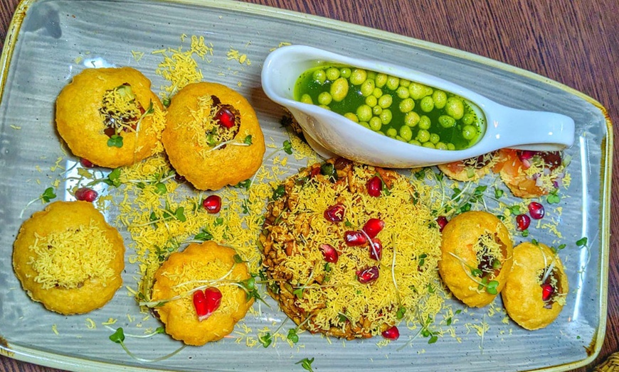 Image 8: For 1, 2, or 4: Chutney Tray or Papadam, Starter, Main, Rice & More