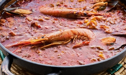 Para 2: menú de arroces con botella de vino en la plaza de la merced - La Más Fría La Merced