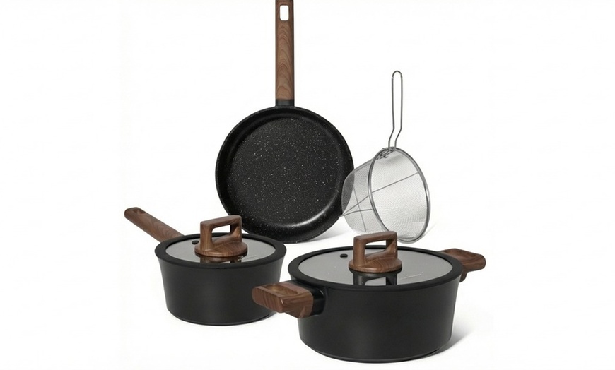 Image 12: Cocotte avec couvercle, batterie de cuisine de 6 ou 13 pièces