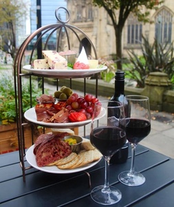 Elegant Cheese & Charcuterie Board for Two – 3-Star Hotel Experience - The Mitre Hotel Manchester 