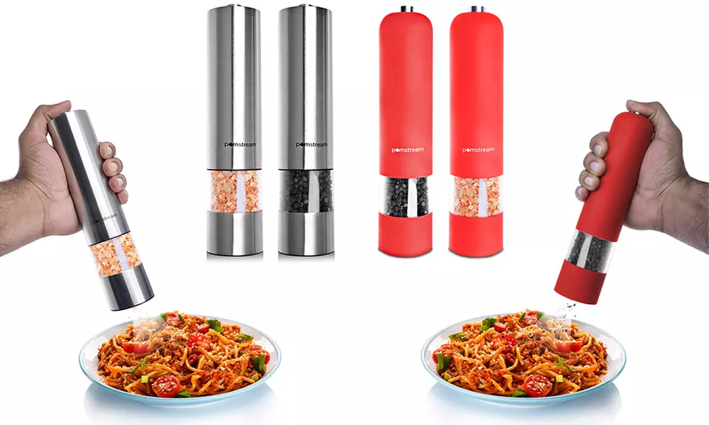 Battery-Operated Salt/Pepper Grinder Set (2-Piece) - Primary Image