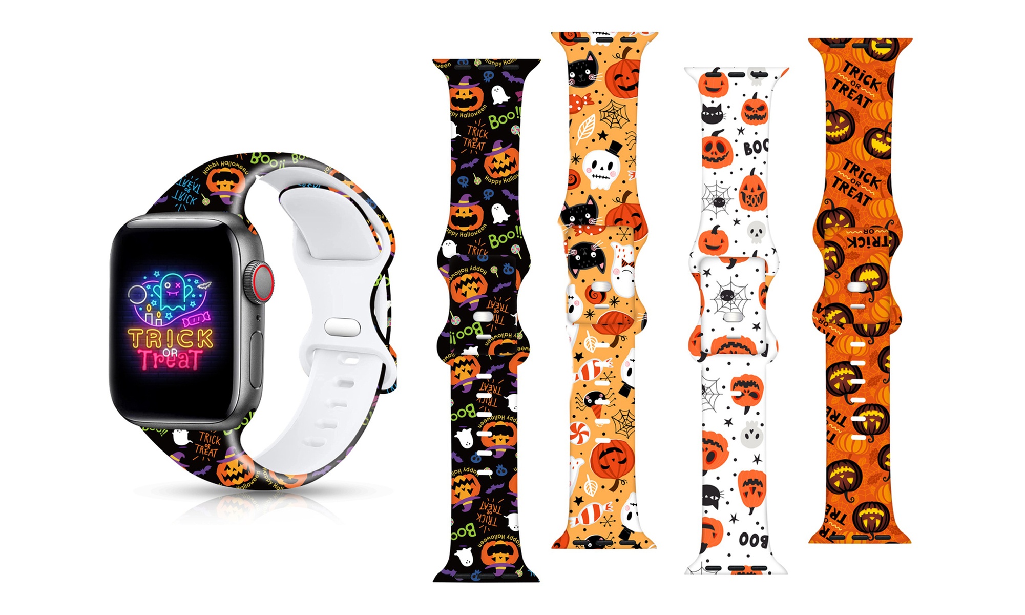 Halloween Watch Band Compatible with Apple iWatch Series SE 7 6 5 4 3 2 1