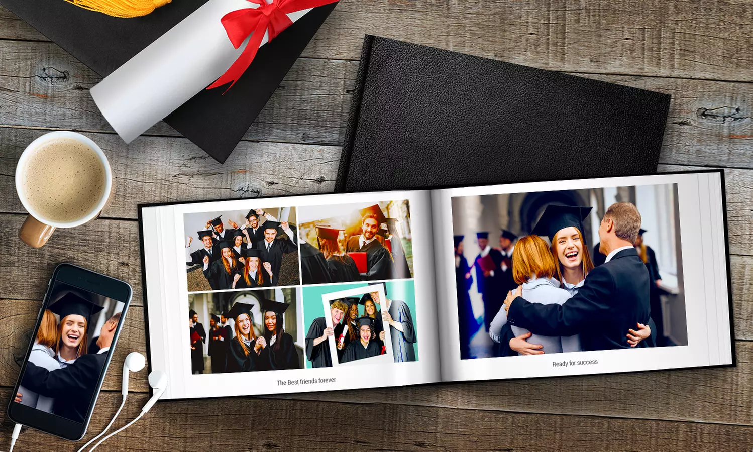 Custom 11"x8.5", 40-Page Luxury Leather Photo Books from Printerpix (Up to 96% Off) - Primary Image
