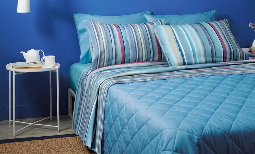 Image 22: Completo letto matrimoniale 100% cotone di Bassetti