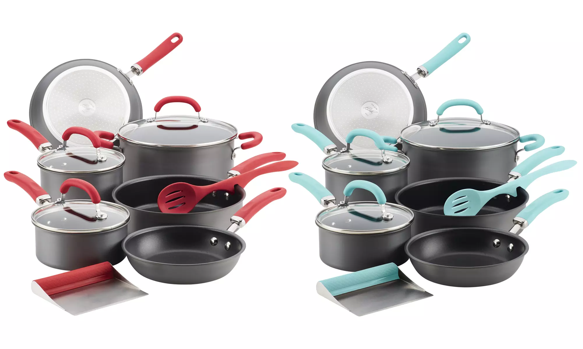 Rachael Ray Hard-Anodized Aluminum Nonstick Cookware Set (11-Piece) - Primary Image
