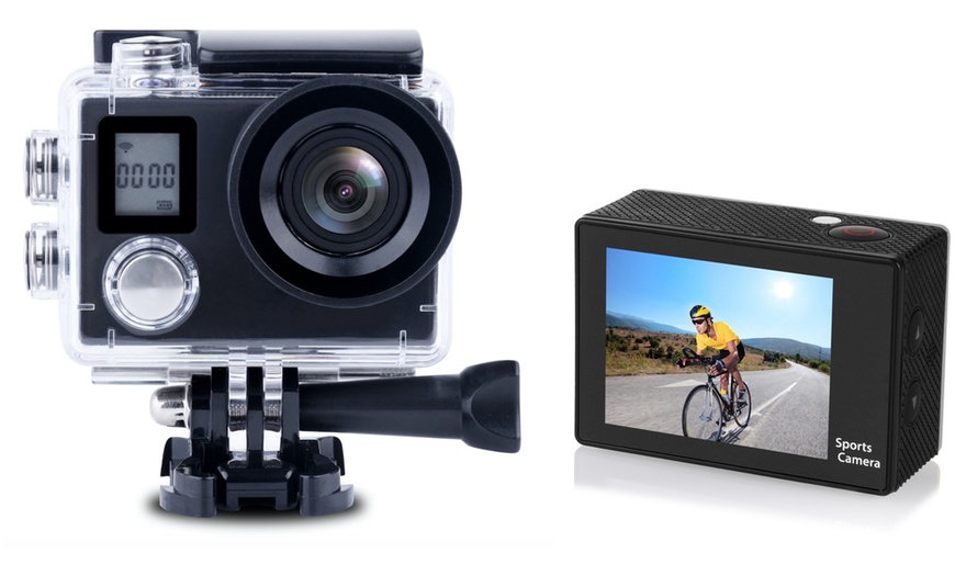 Image 2: Ultra HD 4K WiFi Action Camera