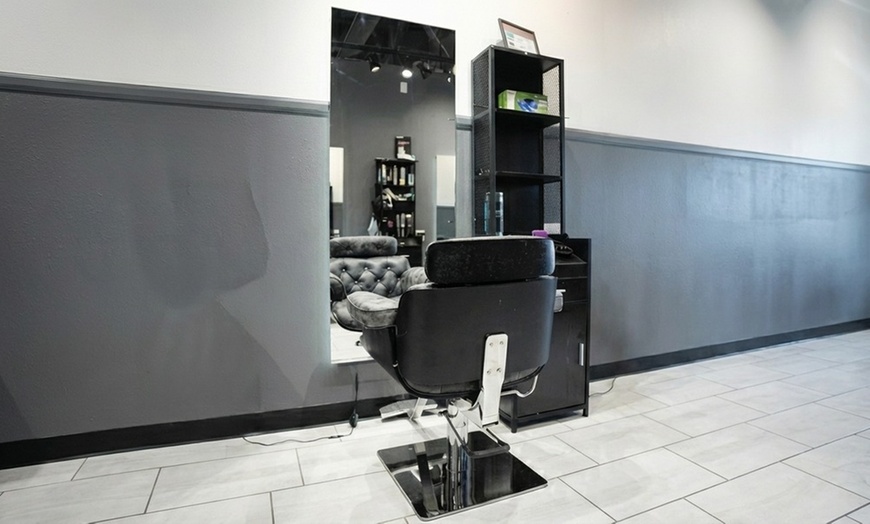 Image 5: Men's Haircut: Any Length with Shampoo, Conditioning, & Blow-Dry
