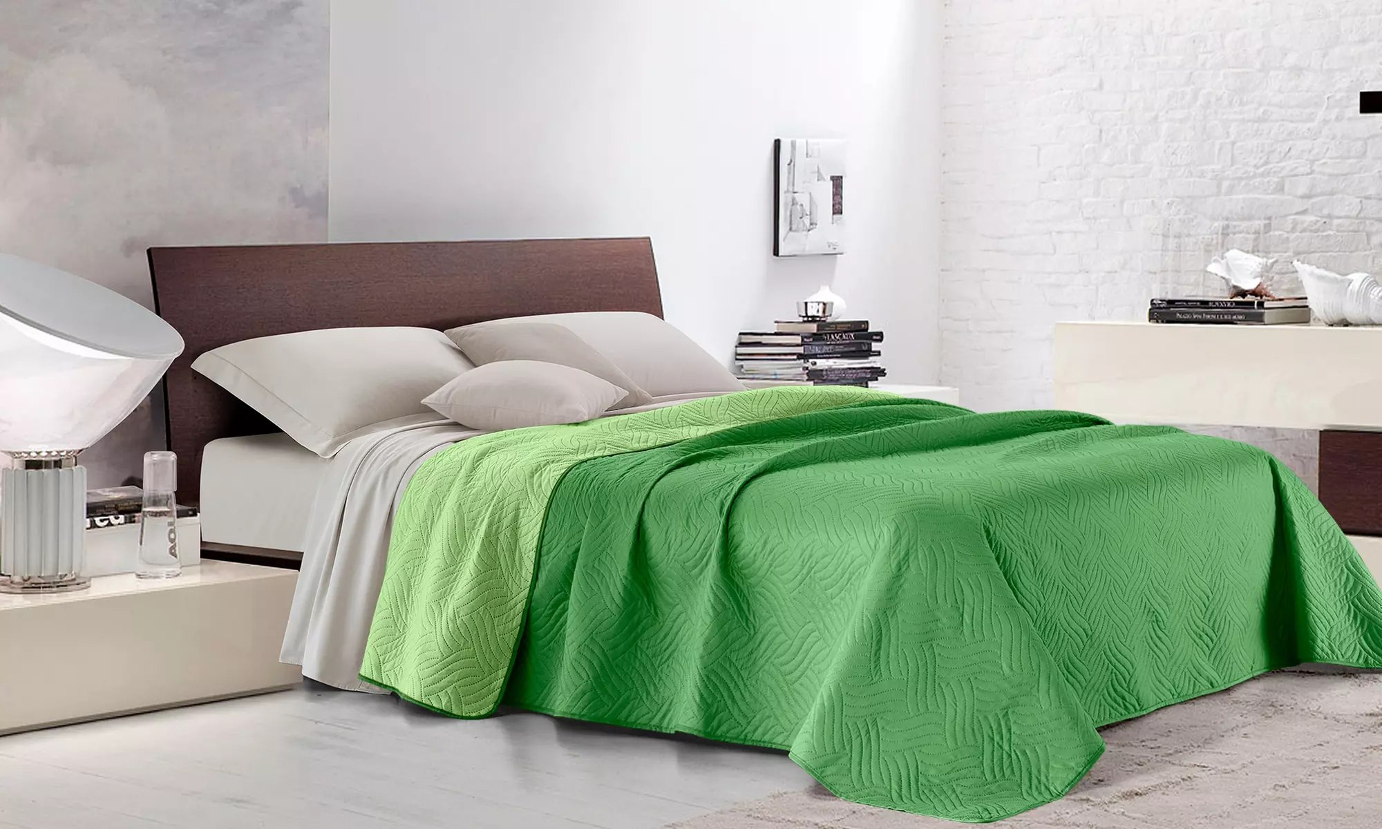 Reversible Peach Skin Bedspread