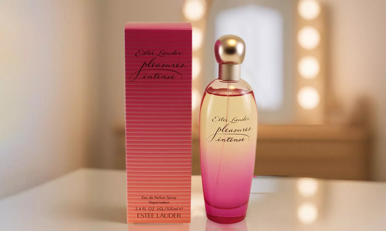 Pleasures Intense Eau De Parfum Spray 3.3 Oz / 100 Ml for Women - Primary Image