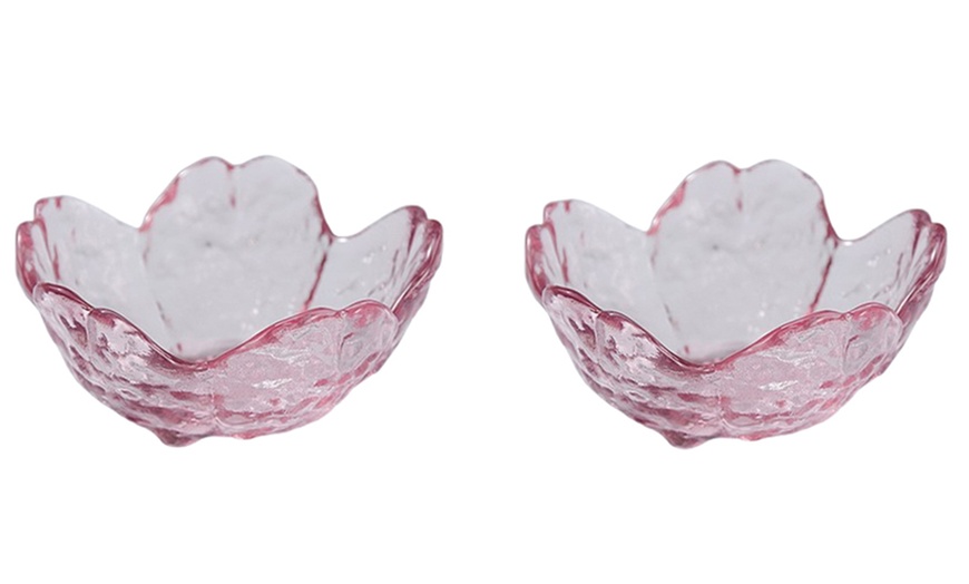 Image 2: Sakura Glass Dip Bowl