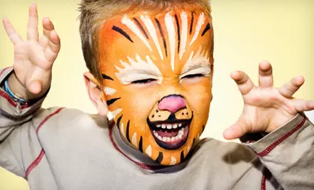 Two Hours of Face Painting and Snacks with Optional Balloon Animals from Deco Ivory (60% Off). Two Options Available. - Primary Image