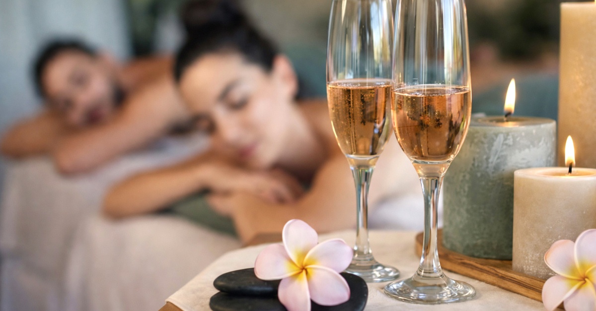 Ritual de masaje relajante en pareja en Madrid