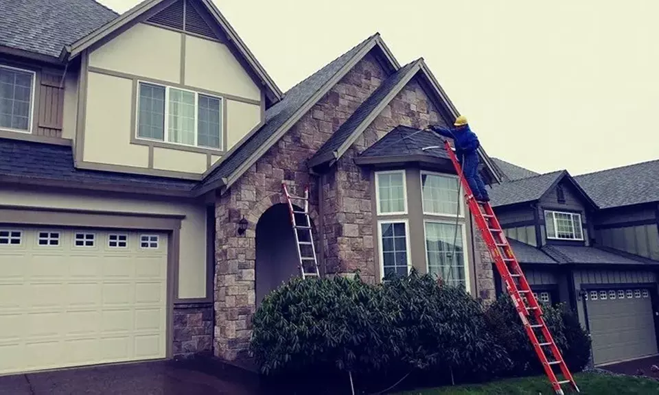 Driveway Wash with Free Sidewalk or BOGO Patio Pressure Washing

