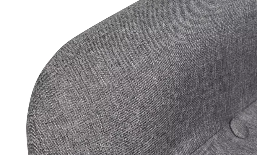Image 4: Chaise rembourrée avec repose-pieds
