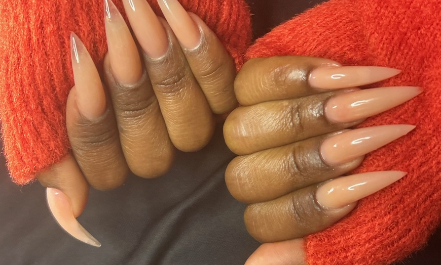 Image 2: Gel Manicures, Pedicures, & Acrylic Full Sets with French Tips