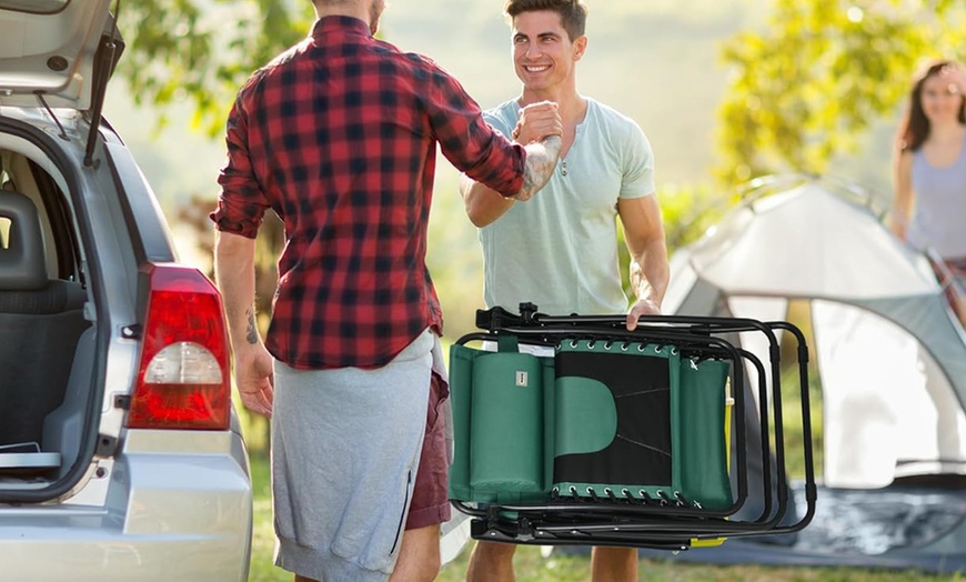 Image 16: Outsunny Zero Gravity Lounger Chairs (Set of 2)