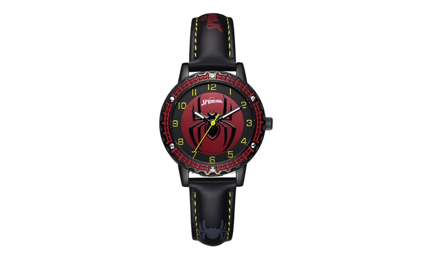 Image 6: Spider-Man Inspired Kids Water-Resistant Watch