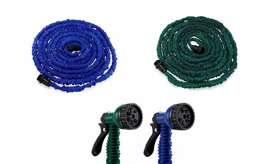 Expanding Garden Water Hose With Nozzle