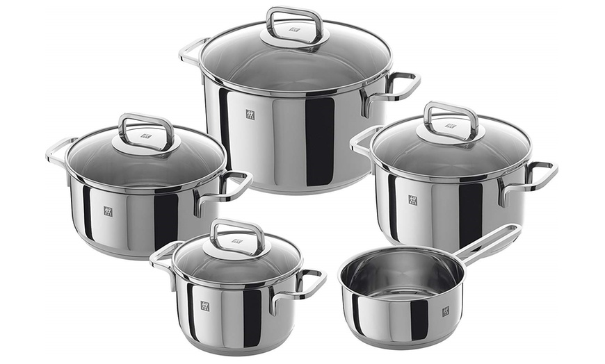 Image 1: Zwilling Quadro Cookware Set