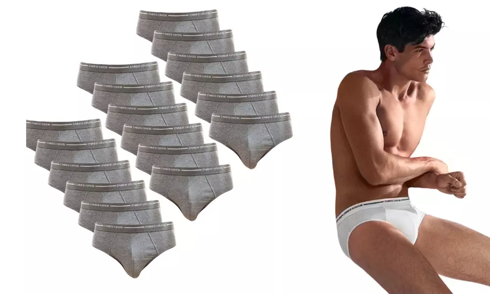 6, 12 o 18 slip da uomo Enrico Coveri