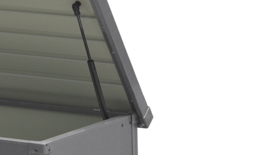 Image 4: 350L Lockable Outdoor Steel Storage Box