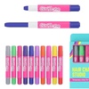 Image 3: Girl Zone 10-Piece Hair Chalk Pens, Vibrant and Metallic Colours