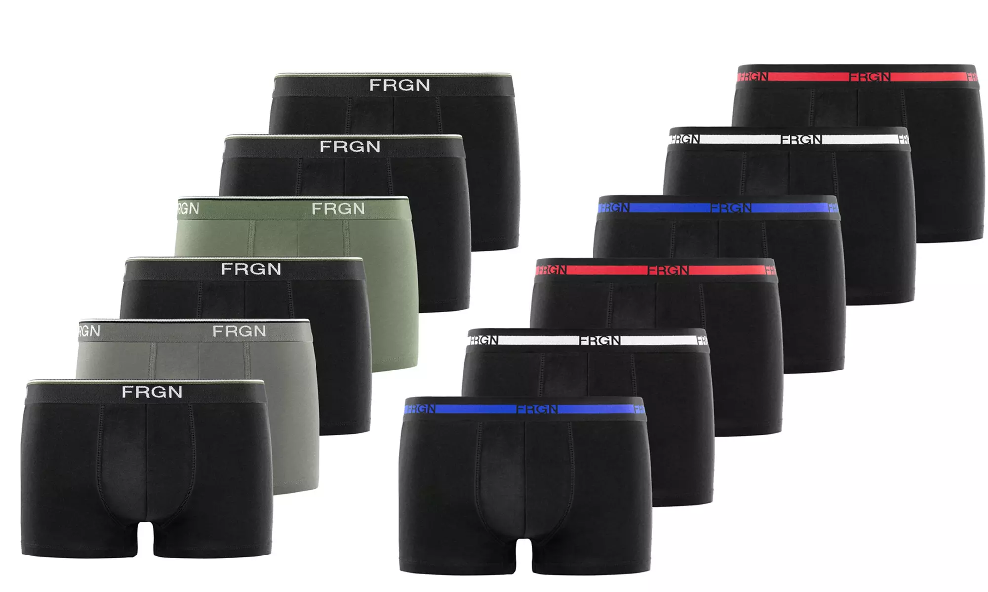 Lot de 6 ou 9 boxers coton FREEGUN FRGN pour homme