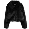 Image 2: Women's Warm Faux Fur Zipper Jacket