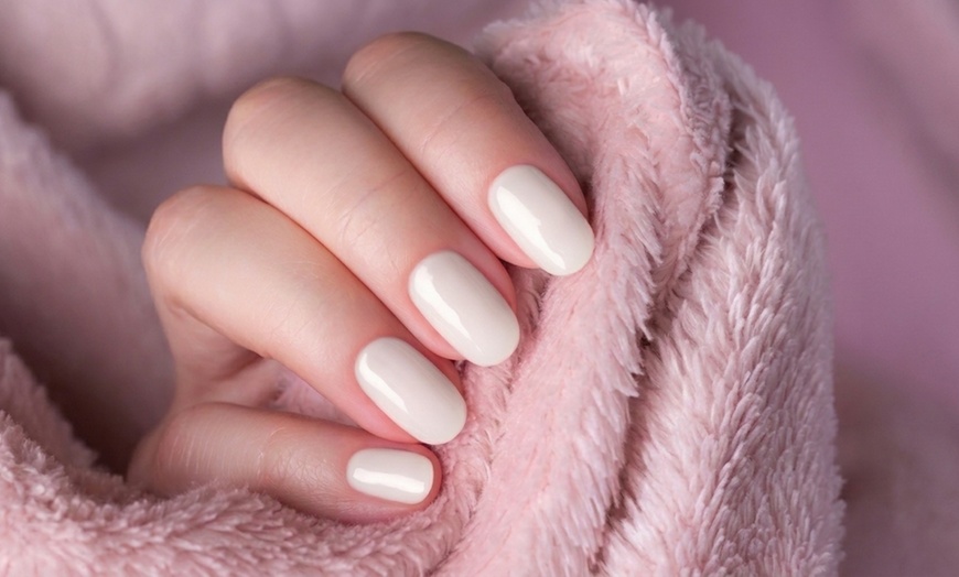 Image 2: Manicure & Pedicure with Callus Removal, Foot Soak & Shoulder Massage