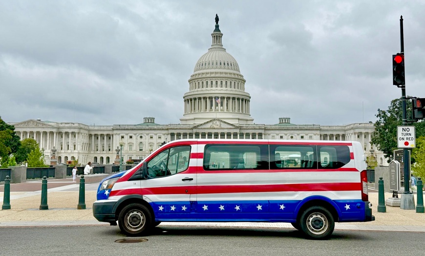 Image 2: Luxurious, Semi-Private Washington DC Guided Tour by E-Cart or Minibus