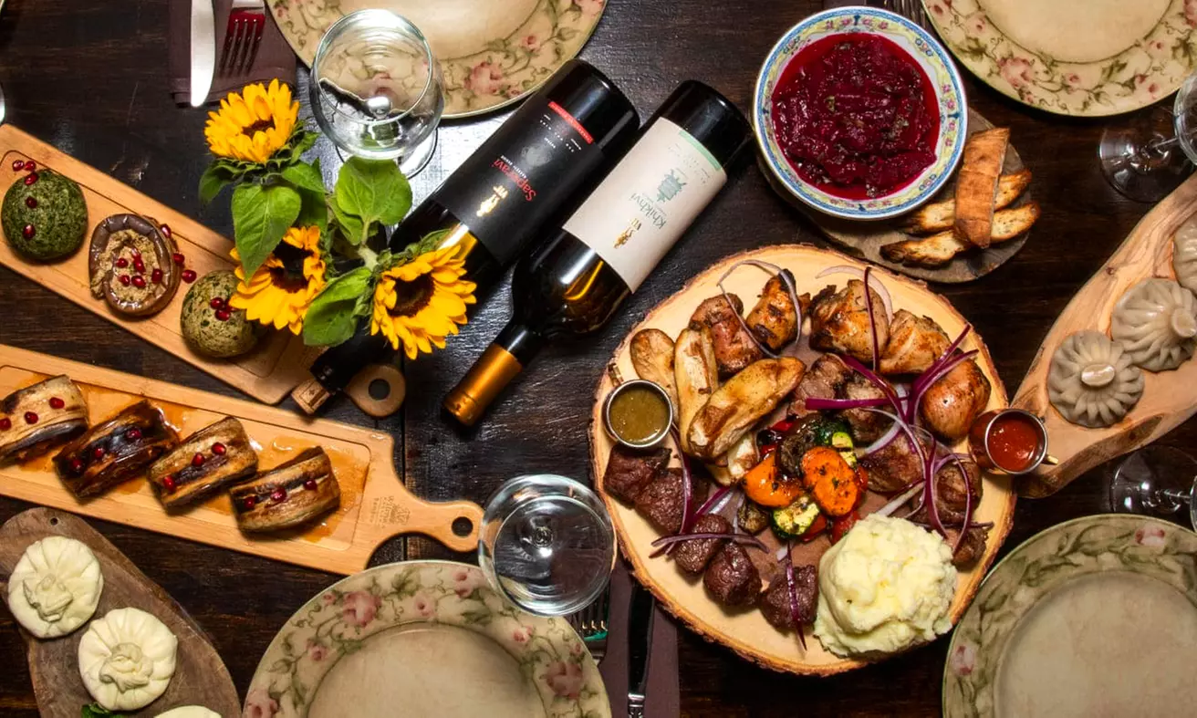 Michelin-recognized Chef Three-Course Dinner for Two or Four with Wine