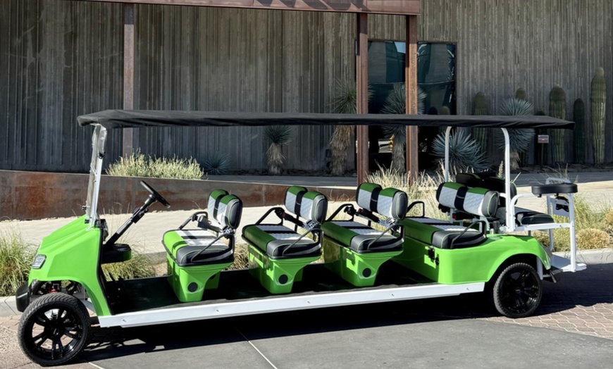 Image 3: 52% Off Stretch Limo Golf Cart Tour of Old Town Scottsdale 