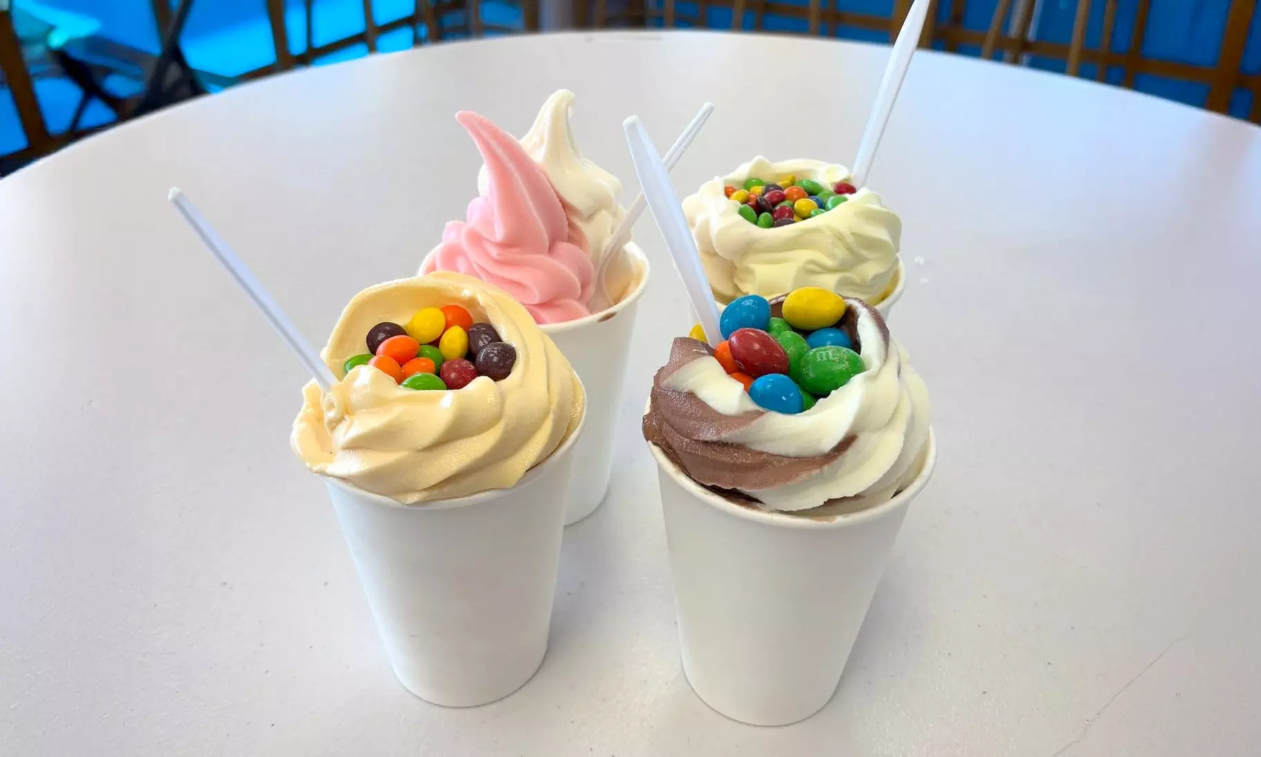 Discover Frozen Yogurt Delights: Sweet Treats for Two, Four, or Six People (Medium Yogurt Cups) (Up to 38% Off) - Primary Image