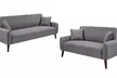 Zianna Modern Linen Sofa Set - Image 5
