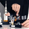 Image 1: DIY Building Blocks Aerospace Theme Assembly Set