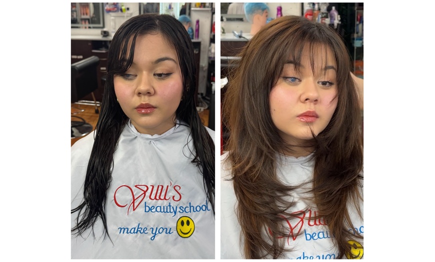 Image 3: Cut & Perm, Women's Full Highlights With Blow-Dry, or Women's Balayage