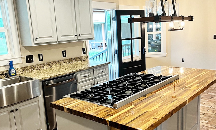 Image 1: After-Dinner Party Kitchen Cleanup, Living Room/ Deep Clean of Kitchen