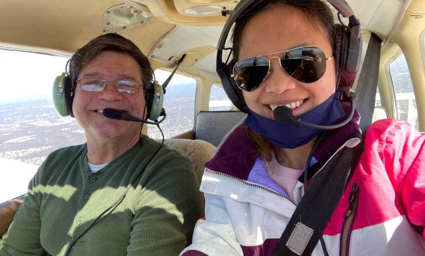 Image 2:  Fly High with One-Hour Introductory Flight Lesson for One or Two