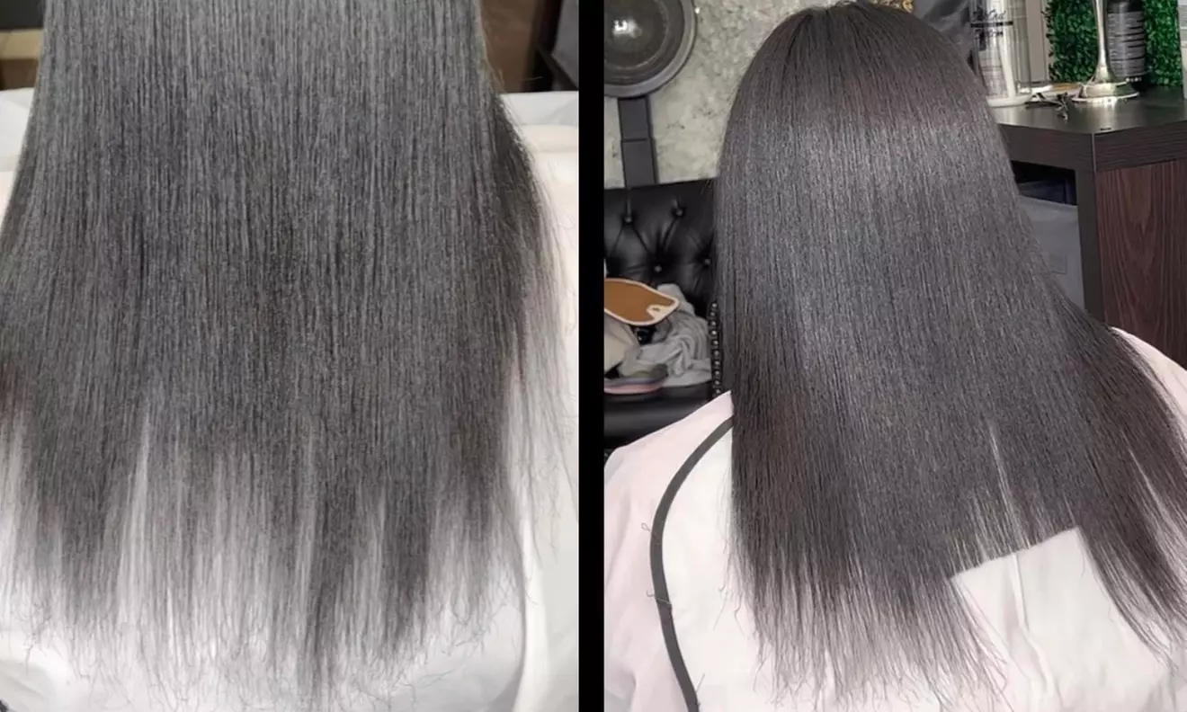 Silk Press with Deep Conditioning and Precision Haircut