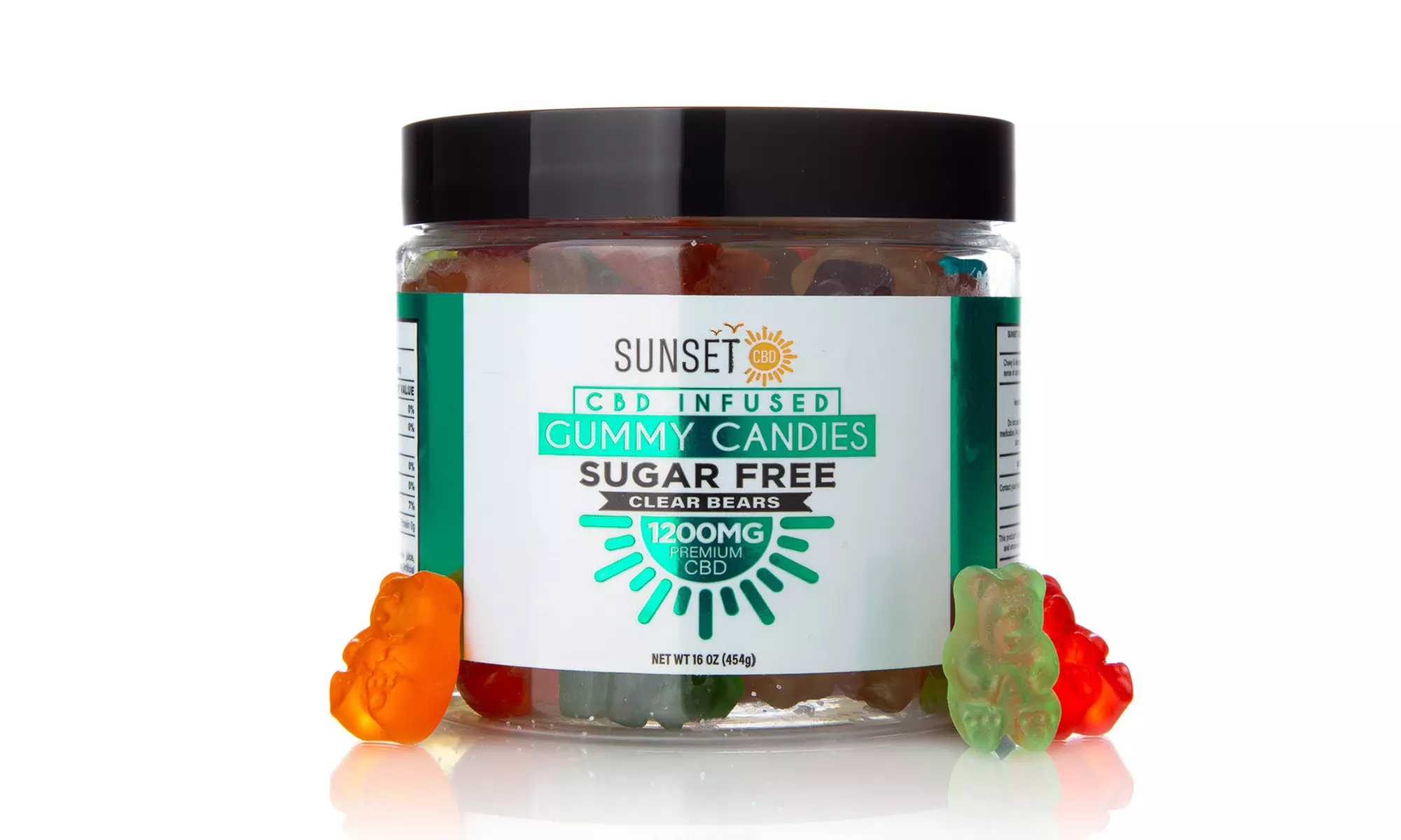 Sweet & Chewy Gummies Infused with Organic CBD (300MG - 2400MG) from Sunset CBD