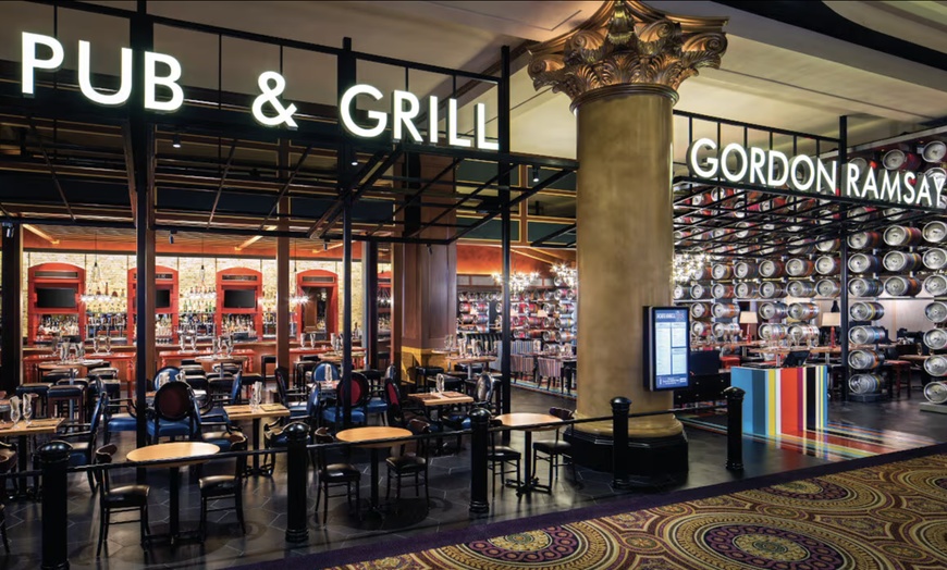 Image 6: Gordon Ramsay Pub & Grill Signature 3-Course Dinner + Wine at Caesars Palace - Up to 34% Off