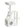 Image 11: 53cm/107cm Cat Tree Tower Indoor Cat Bed with Scratching Post