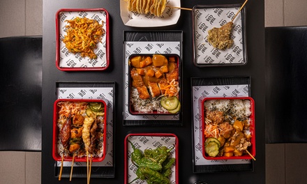 For 1 Person  Regular Bento + Choice of Yakitori Classic - Yari Club