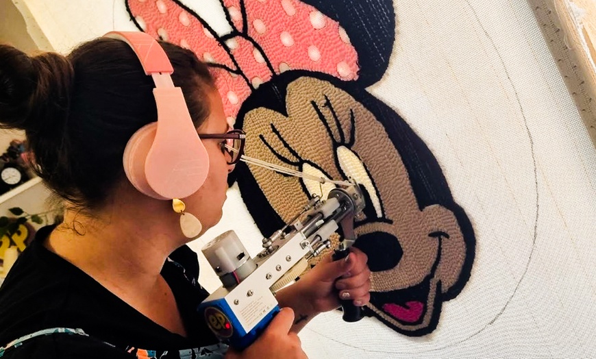 Image 6: Diseña tu propia alfombra: taller de tufting de 2,5 horas para 1