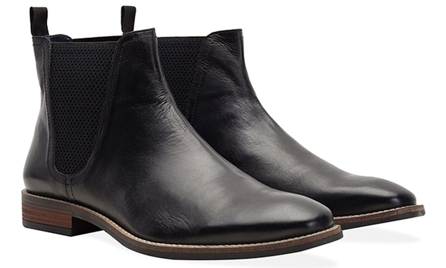 Image 11: Men's Square Toe Chelsea Boot