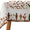 Image 2: Weihnachtliche Baumwoll-Tischdecke