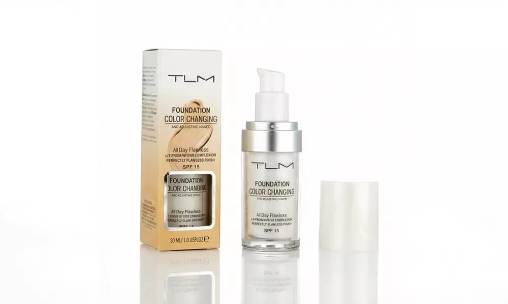 Kleurveranderende foundation van 30 ml. van het merk TLM