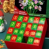 Image 1: 24-Day Lego Inspired Flower Bouquet Advent Calendar
