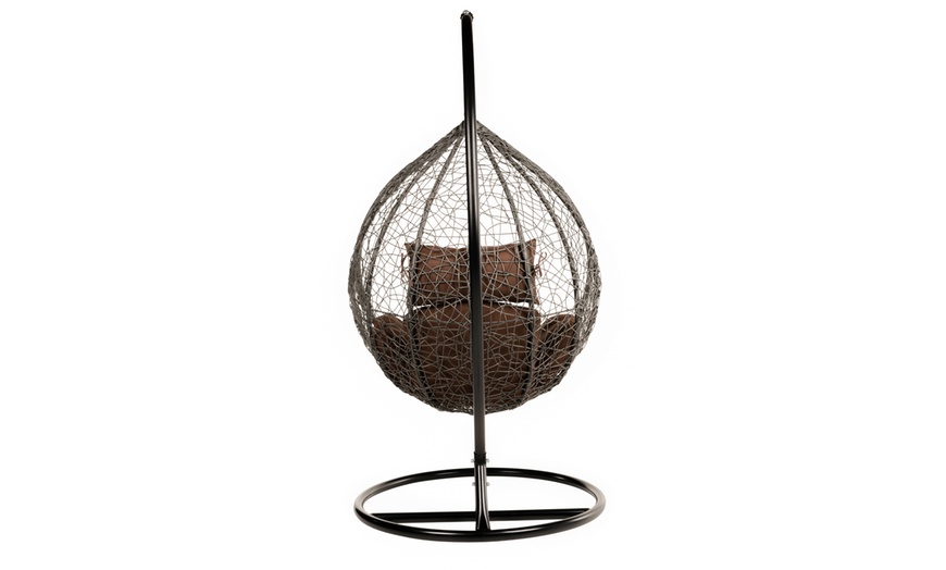 Image 10: Home Deluxe Polyrattan-Hängesessel CIELO